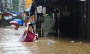 Người Hà Nội long đong chạy lũ